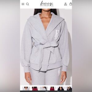 Fancy Homebody Cozy Flight Wrap Jacket Olive NWT Size Medium